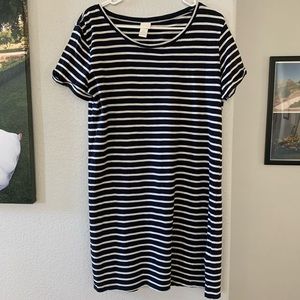 H&M Striped T-shirt Dress